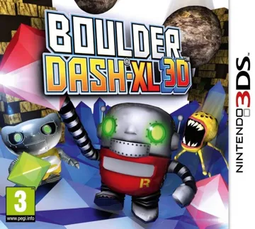 Boulder Dash-XL 3D (Europe)(En,Fr,Ge,It,Es) box cover front